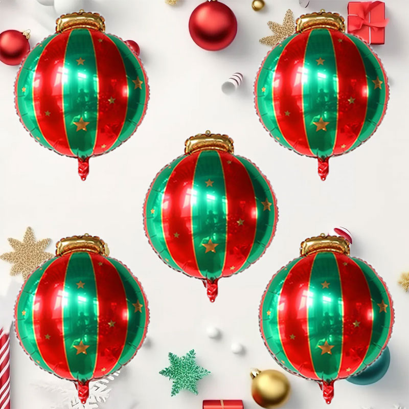 Wedding/Event Supply Store - 5 uds Bola de Navidad roja