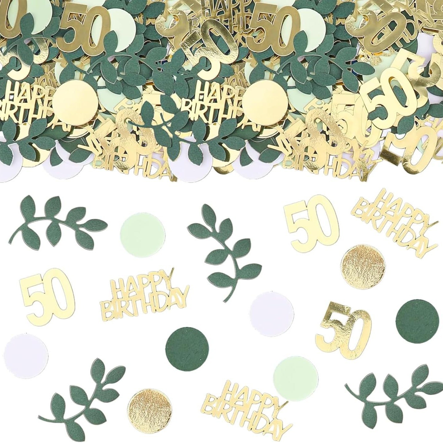 Confeti de Cumpleaños con Núme - Table Number Gold reseña y precio